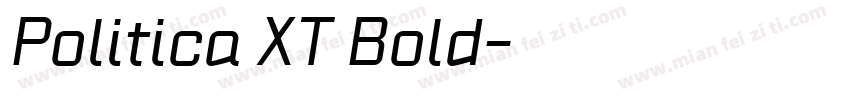 Politica XT Bold字体转换